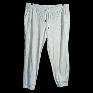 Athleta Grey Farallon Printed Jogger Travel Hike Pant 657547 Size 18